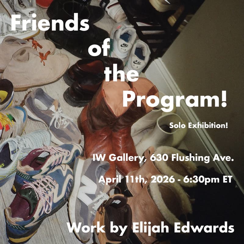 Cover Image for Friends of the Program Opening Reception - work by Elijah Stone Edwards