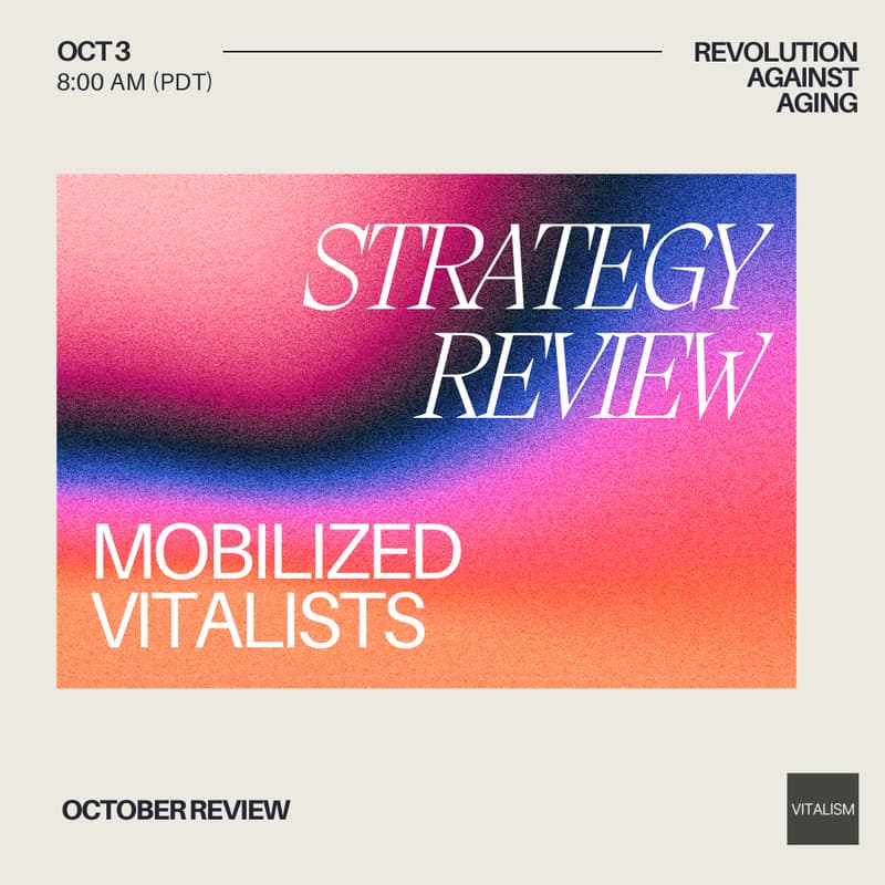 Cover Image for Vitalism Foundation Strategy Zoom (Oct 2025)