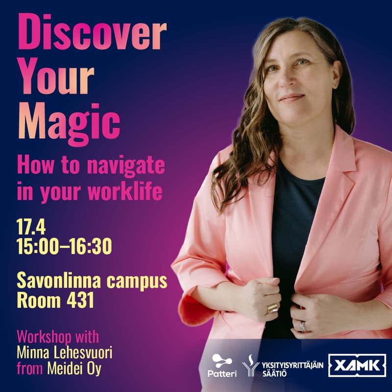 Cover Image for Discover your magic - How to navigate in worklife.