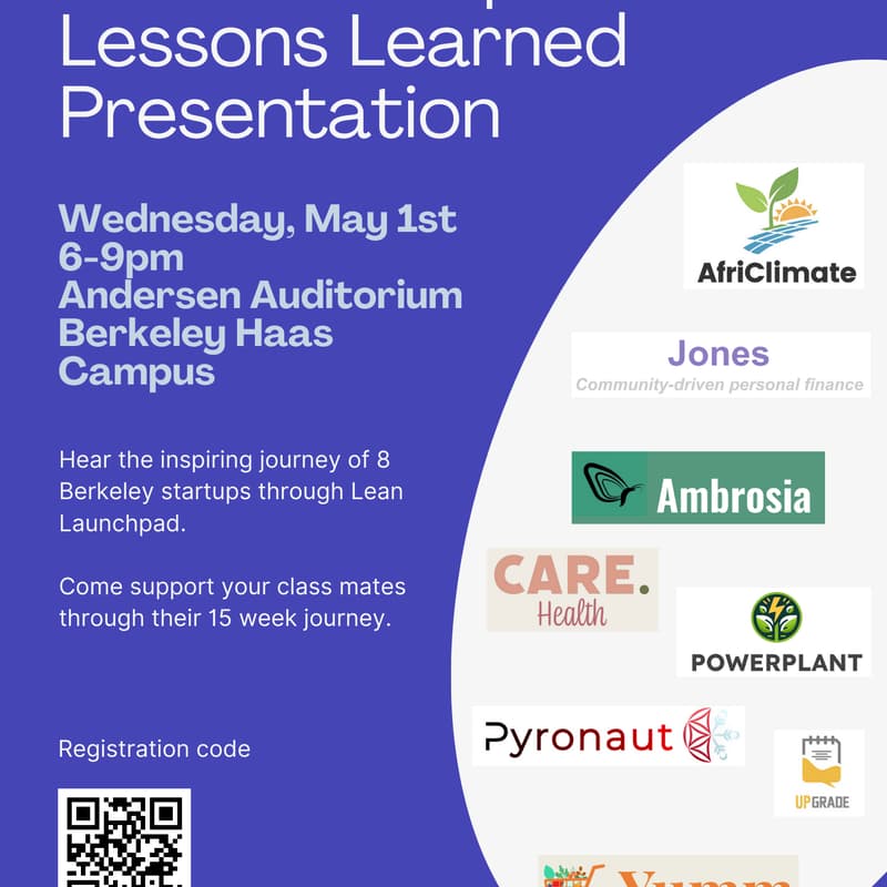 Cover Image for Lean Launchpad Lessons Learned Presentation