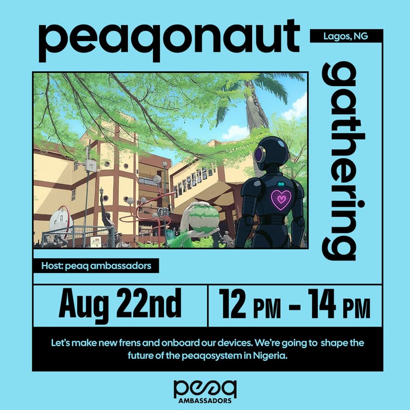 Cover Image for peaq community gathering - Lagos