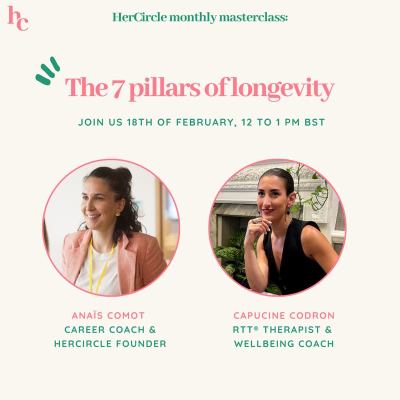 Cover Image for 🗝️ The 7 pillars of longevity - High performance without sacrificing wellbeing with Capucine Codron