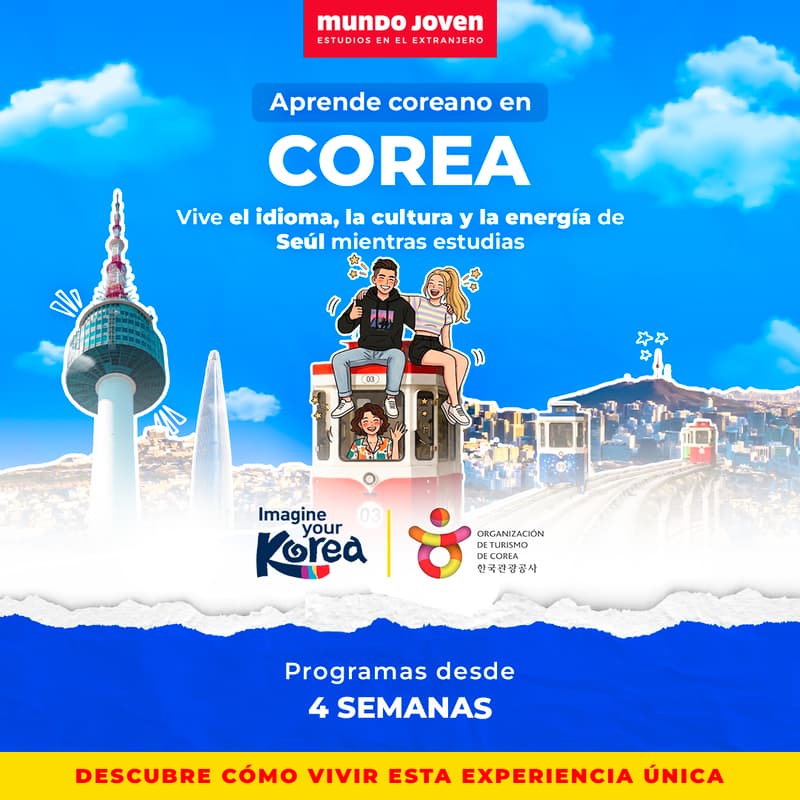 Cover Image for Vive Corea mientras aprendes su idioma con Mundo Joven Estudios
