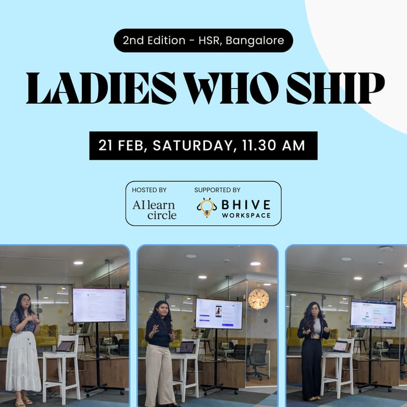 Cover Image for Ladies Who Ship (Mini-AI buildathon): Second Edition