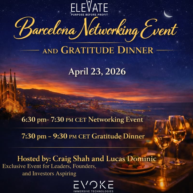 Cover Image for Barcelona Networking Event with Gratitude Dinner