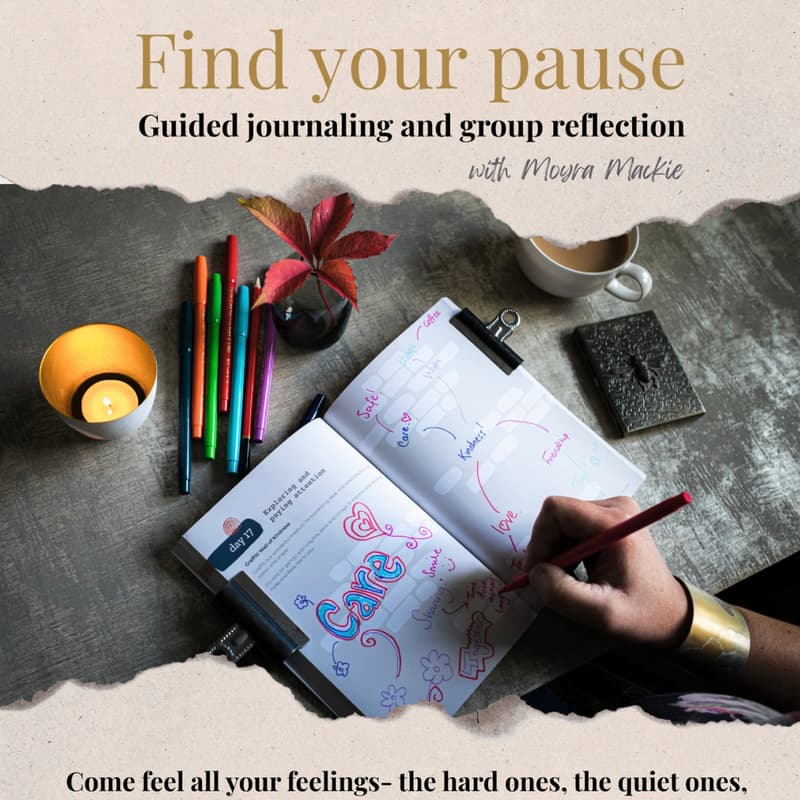 Cover Image for THE POWER OF THE PAUSE Journaling with Moyra