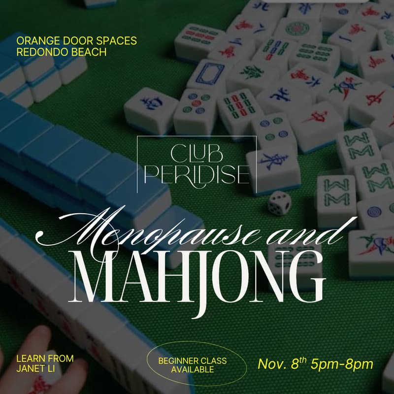 Cover Image for Menopause x Mahjong