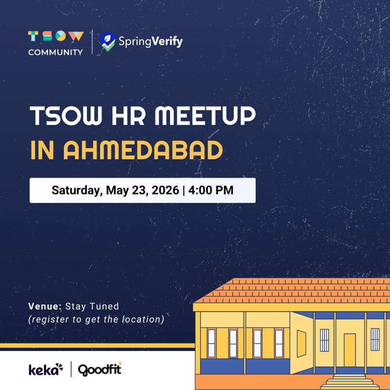 Cover Image for TSOW HR Meetup in Ahmedabad