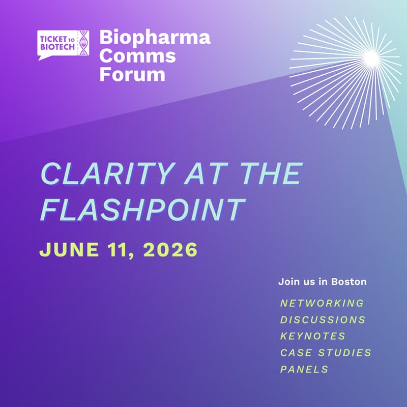 Cover Image for T2B Biopharma Comms Forum