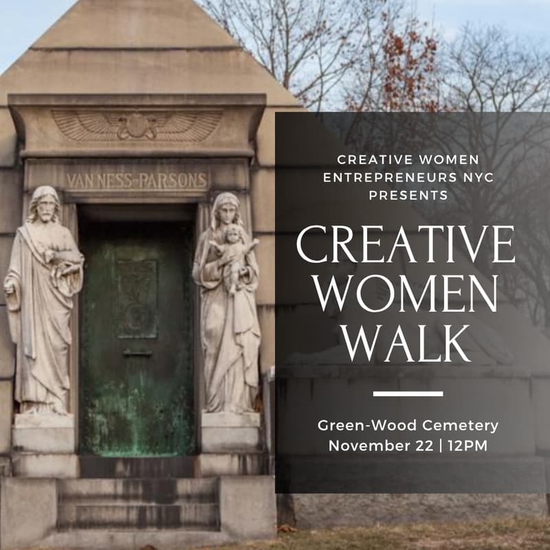 Cover Image for Creative Women Walk: Green-Wood Cemetery