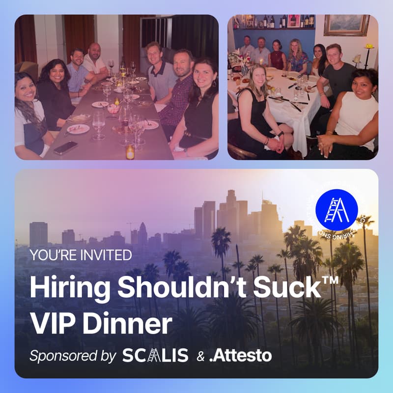 Cover Image for Hiring Shouldn't Suck™ Dinner at Carlitos Gardel (WeHo - 6/15/26)