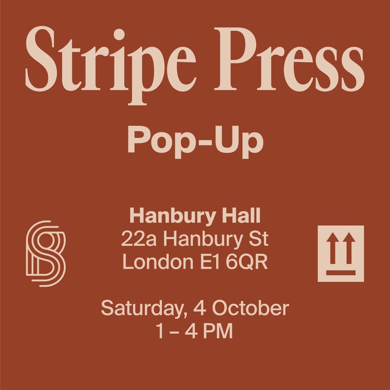 Cover Image for Stripe Press Pop-Up London