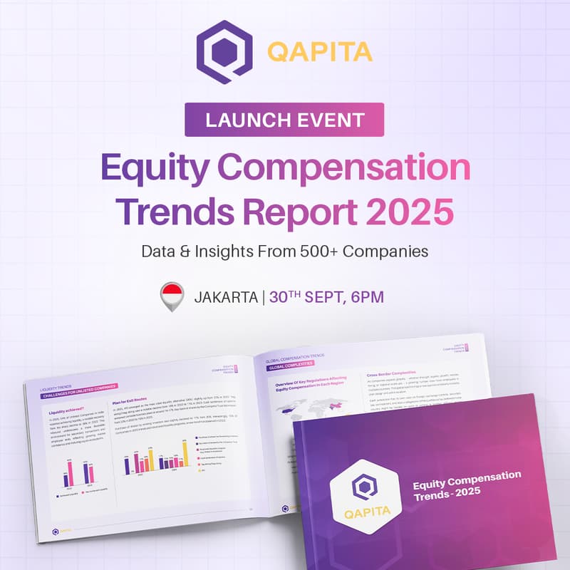 Cover Image for Qapita's 2025 Equity Compensation Trends Report Launch