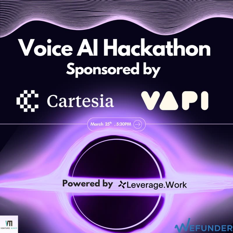 Cover Image for Build & Deploy Voice Agent Workshop + Hackathon (Vapi AI x Cartesia)