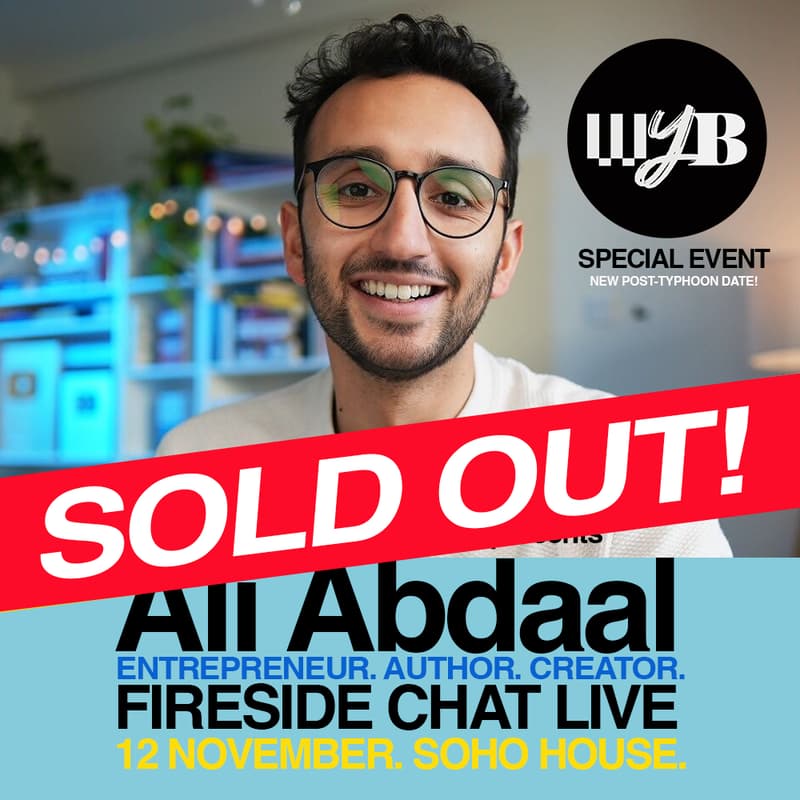 Cover Image for WyB Presents Ali Abdaal Live in Hong Kong