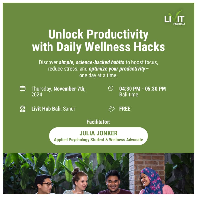 Cover Image for Unlock Productivity with Daily Wellness Hacks