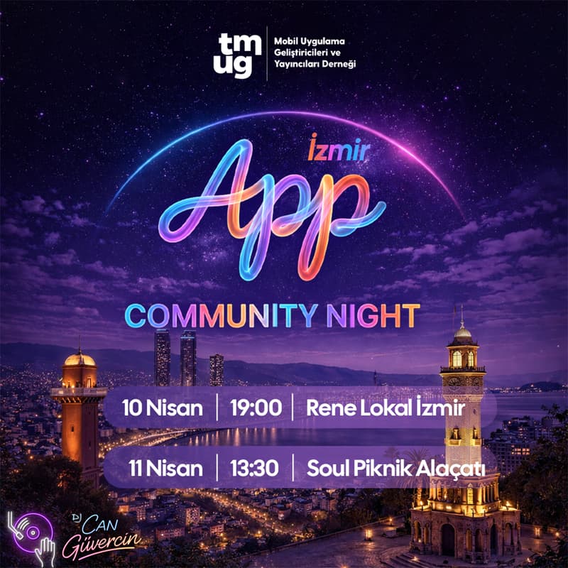 Cover Image for TMUG APP Community Night İzmir