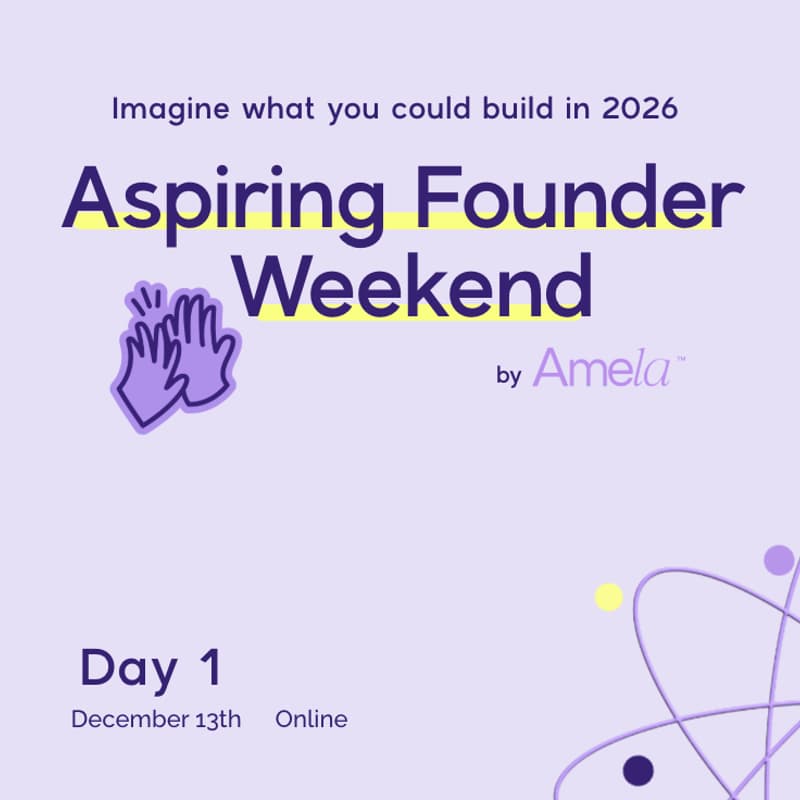 Cover Image for Amela: Aspiring Weekend - Day 1