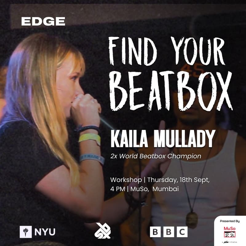 Cover Image for Find Your Beatbox with Kaila Mullady - World Champion Beatboxer, Broadway Star