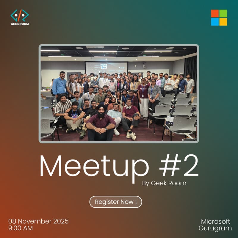 Cover Image for Geek Room Meetup #2