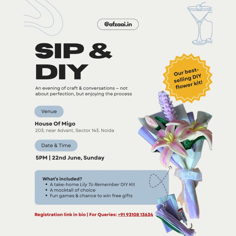 Cover Image for Sip & DIY by afzaai