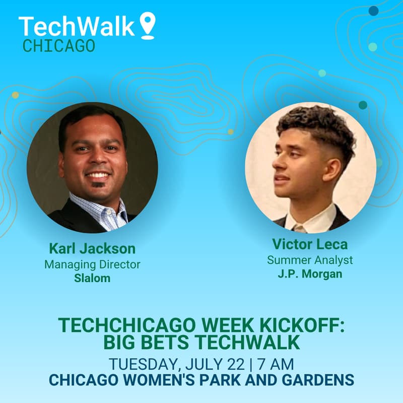 Cover Image for TechChicago Week Kickoff: Big Bets TechWalk | 7/22