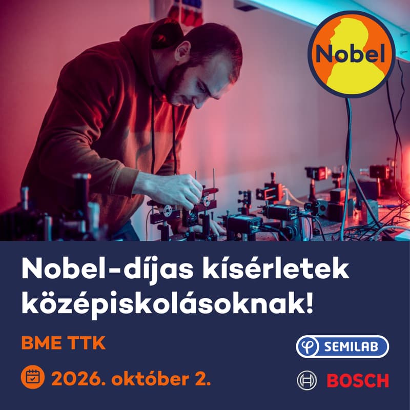 Cover Image for Nobel-díjas kísérletek - regisztráció az első péntek délutáni alkalomra