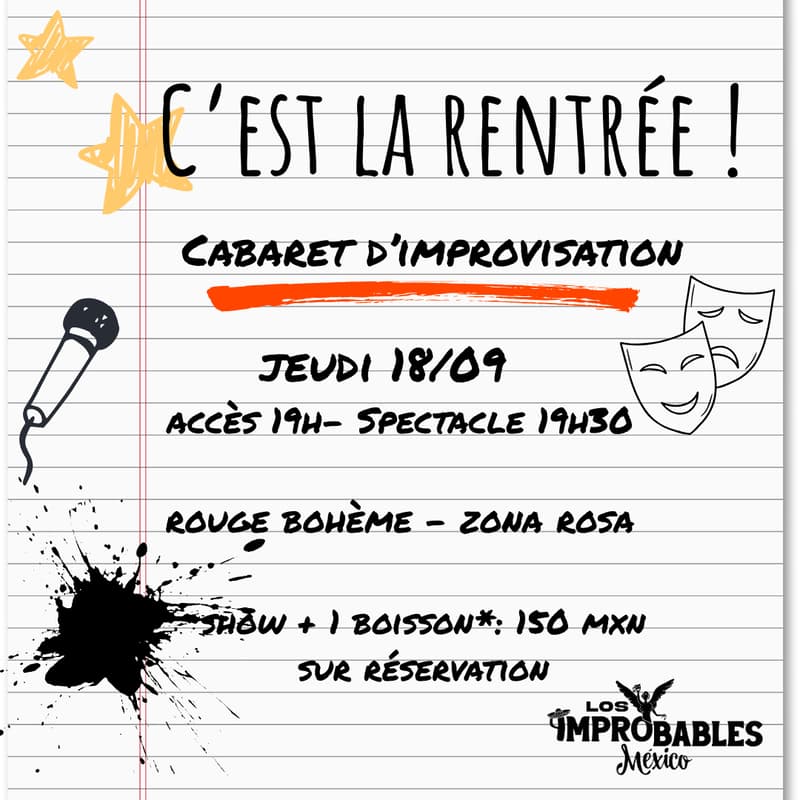 Cover Image for C'est la rentrée des IMPROBABLES