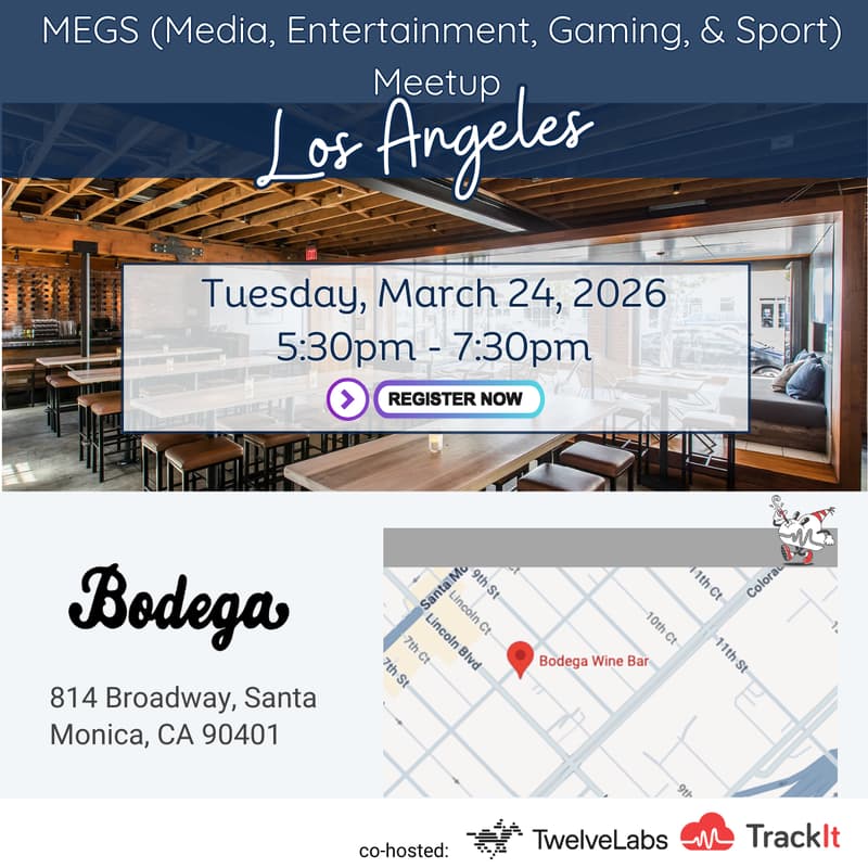 Cover Image for MEGS (Media, Entertainment, Gaming, & Sport) Meetup