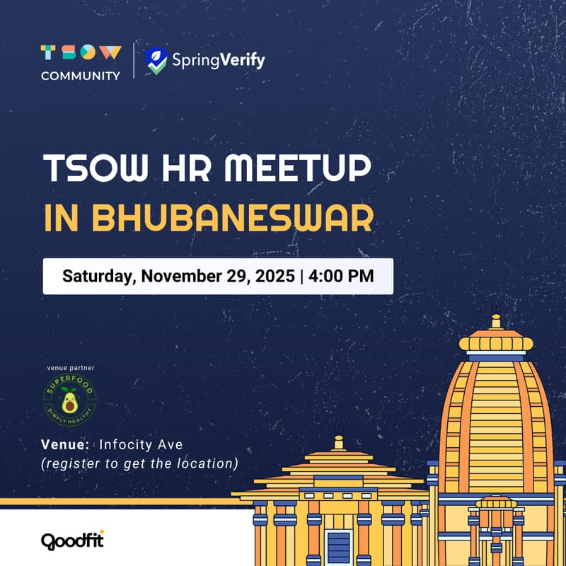 Cover Image for TSOW HR Meetup in Bhubaneswar