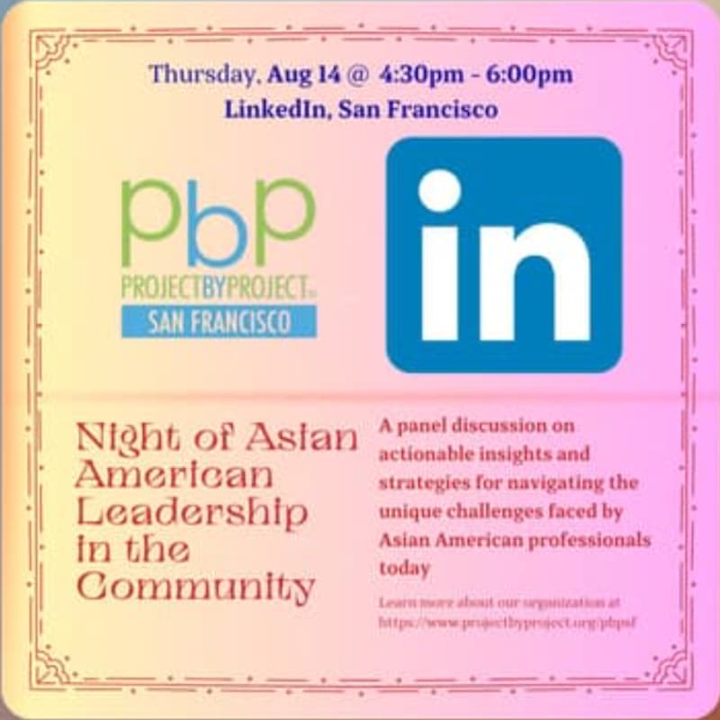 Cover Image for PbP SF x LinkedIn - Night of Asian American Leadership in the Community