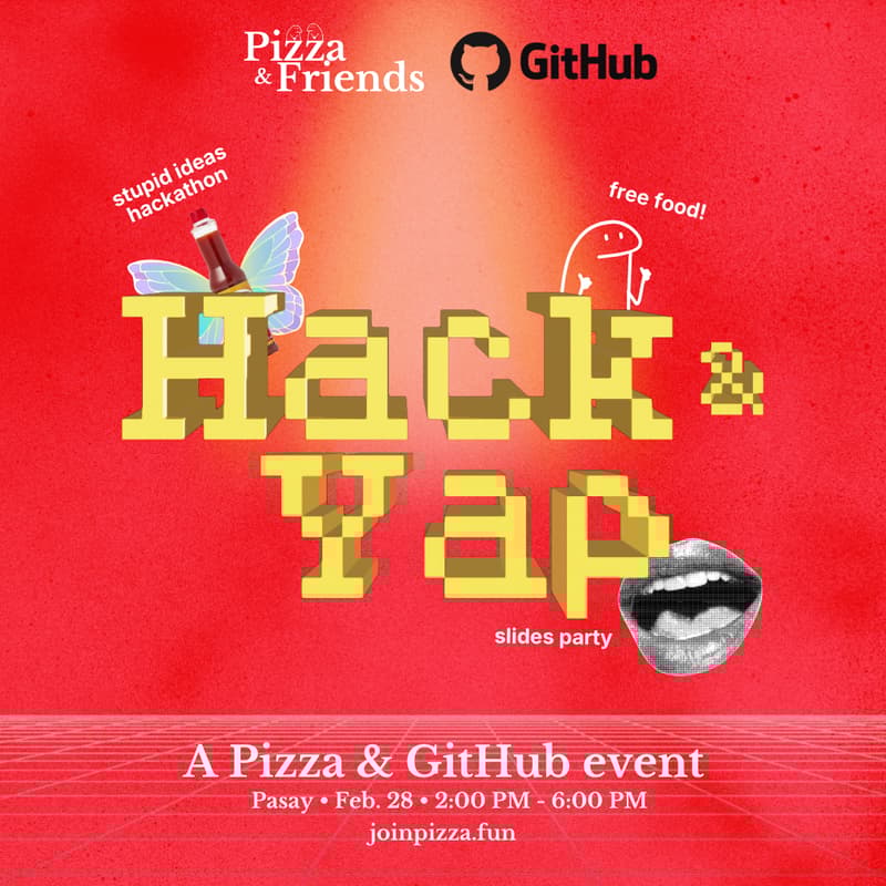 Cover Image for Hack and Yap : A Pizza and GitHub Event