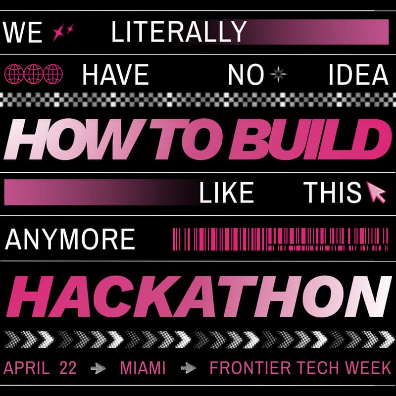 Cover Image for Frontier Tech Week Y2K Hackathon
