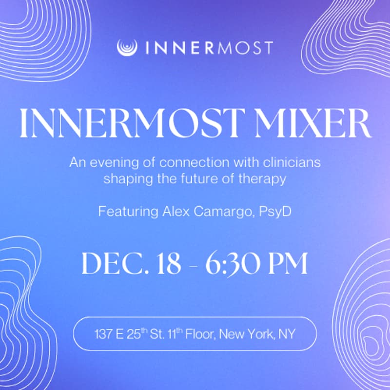 Cover Image for InnerMost Mixer with Alex Camargo, PsyD