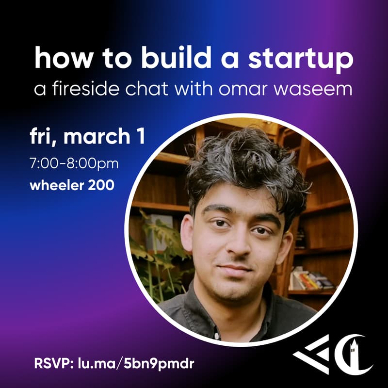 Cover Image for How to Build a Startup: A Fireside Chat with Omar Waseem