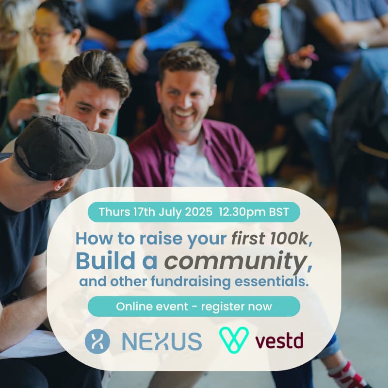 Cover Image for Webinar: Inital Funding + Community Building For Your Startup