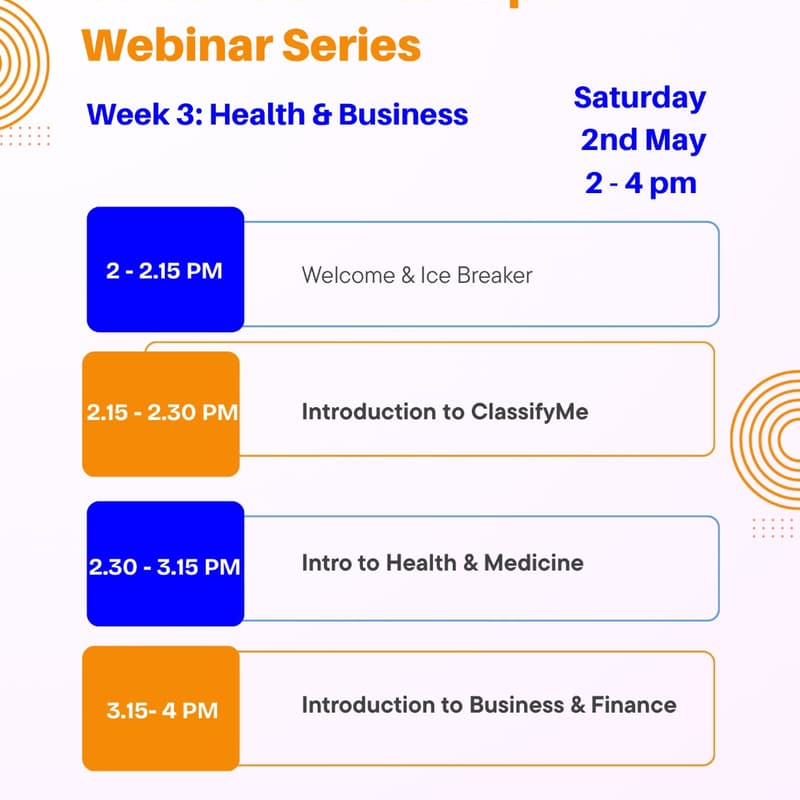 Cover Image for Career & Course Expo Week 3: (Health Sciences & Business & Finance)