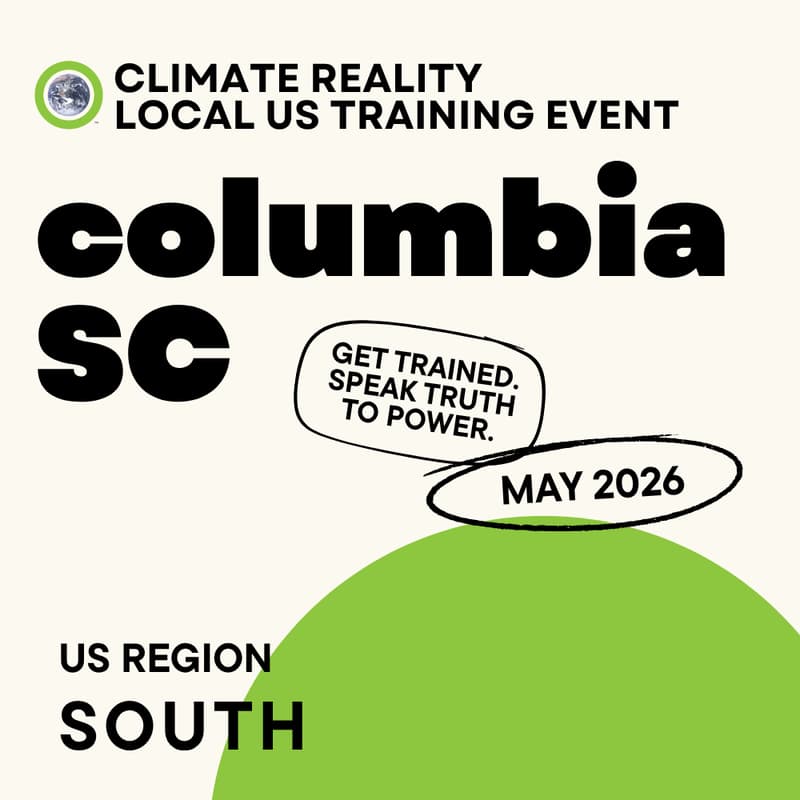 Cover Image for Columbia, SC - Climate Reality Local Training Event