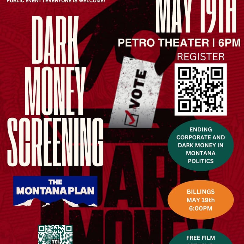 Cover Image for Dark Money Screening - Billings, MT