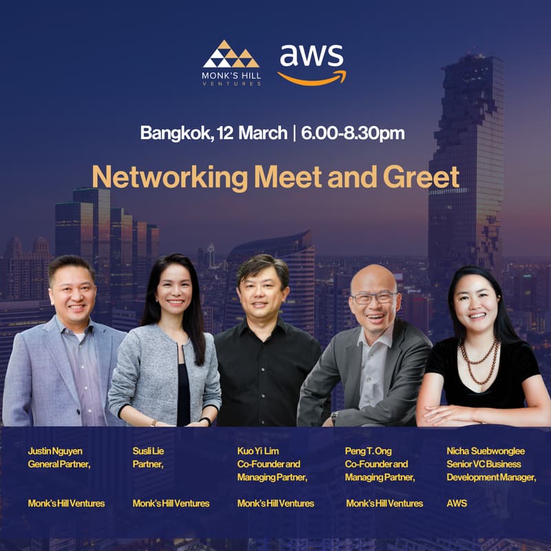 Cover Image for Networking Night with Monk's Hill Ventures x AWS