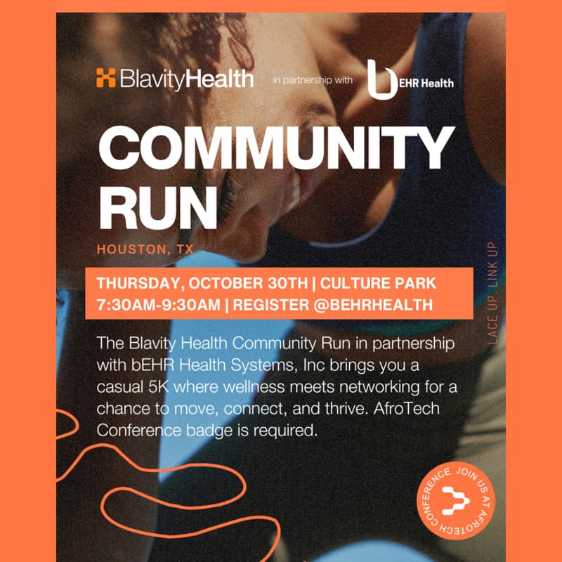 Cover Image for Official AfroTech Run/Walk Club Meetup | bEHR Health