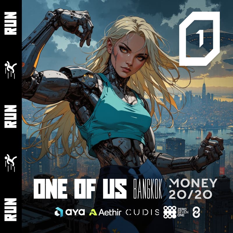 Cover Image for ONE OF US Run & Coffee // Aya, 071Labs, Cudis & Aethir