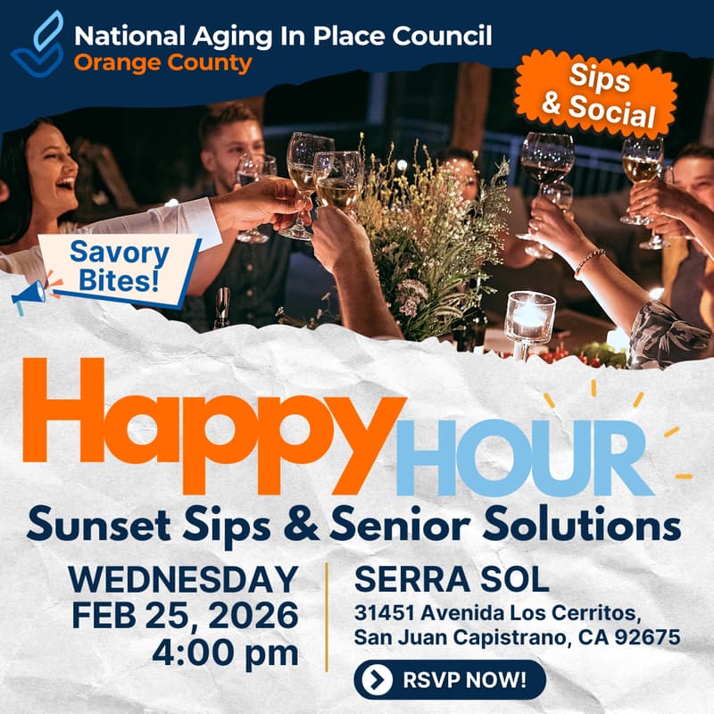 Cover Image for Happy Hour: Sunset Sips and Senior Solutions