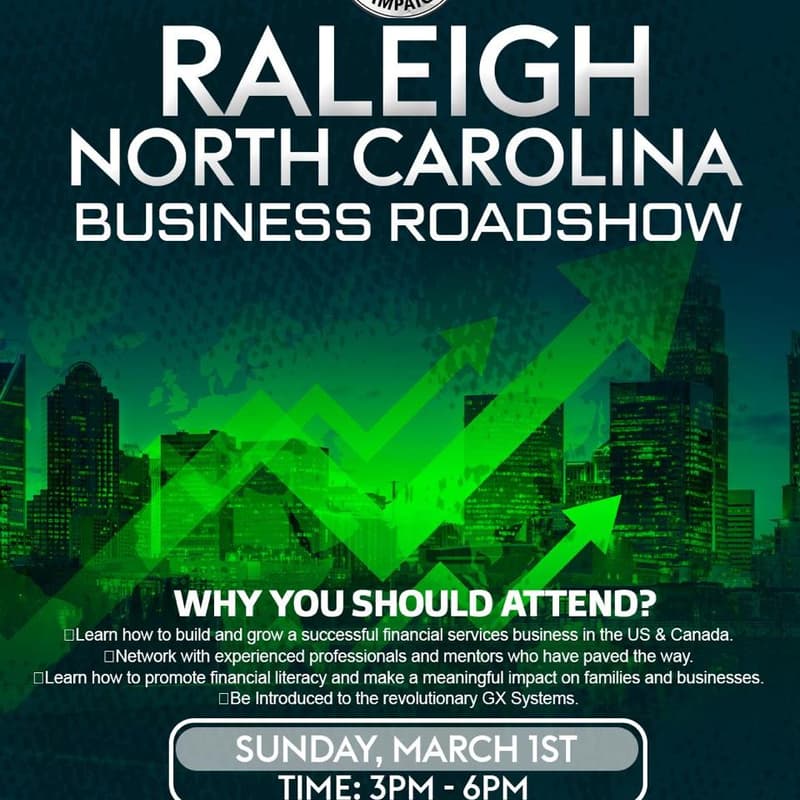 Cover Image for RALEIGH - NORTH CAROLINA- BUSINESS ROADSHOW