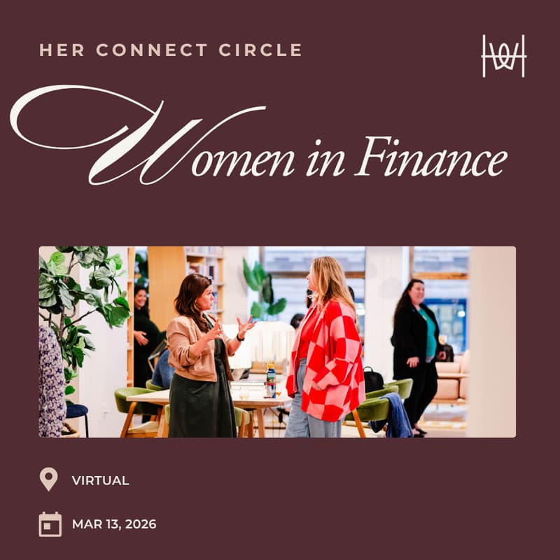 Cover Image for Virtual Session for Women in Finance *members only