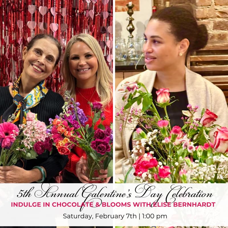 Cover Image for 5th Annual Galentine’s Day of Floral Design & Chocolate 🌸