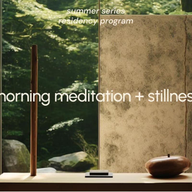 Cover Image for morning meditation + stillness