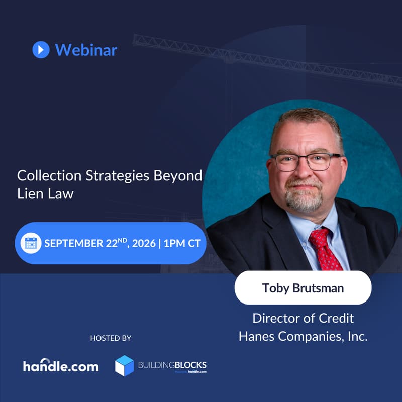 Cover Image for BuildingBlocks Presents Collection Strategies Beyond Lien Law w/Toby Brutsman