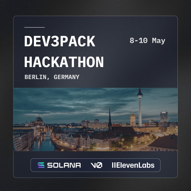 Cover Image for Dev3pack Hack, Berlin 🇩🇪