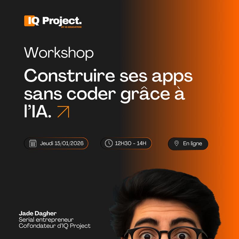 Cover Image for [Workshop] Construire ses apps sans coder grâce à l'IA